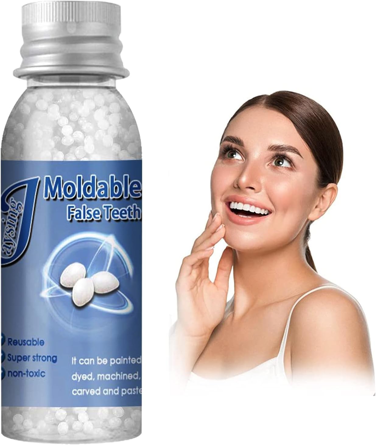 Tooth Repair Moldable,Teeth Filling Beads,Tooth Repair Beads,Teeth