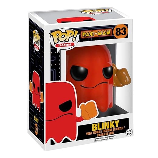 Funko Pop Games: Pac-Man - Blinky Action Figure