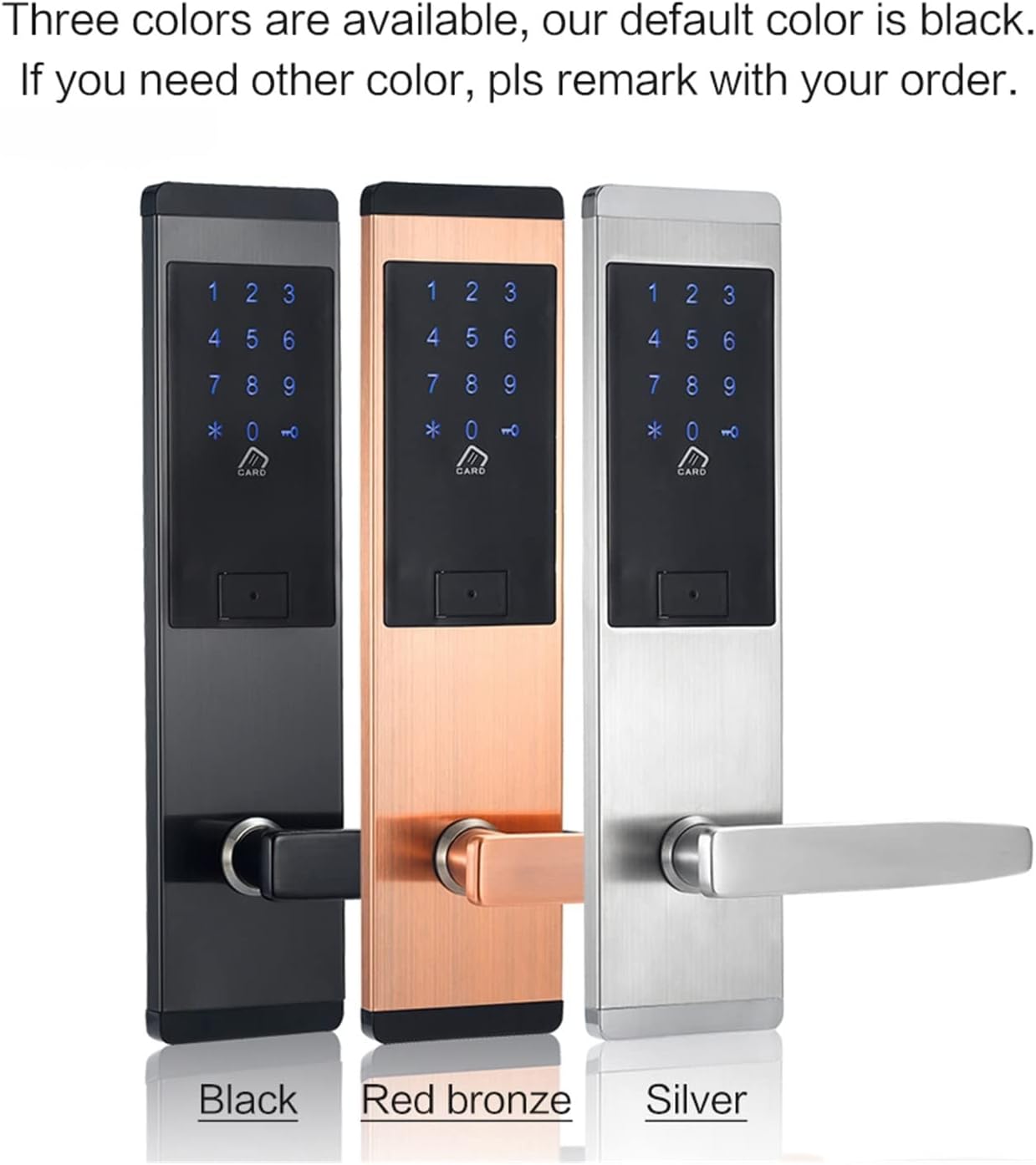 Cerradura electrónica de seguridad de la aplicación TTlock, bloqueo de pantalla táctil inteligente WiFi, bloqueo de teclado de código digital para apartamento de hotel en casa (color: izquierda-P