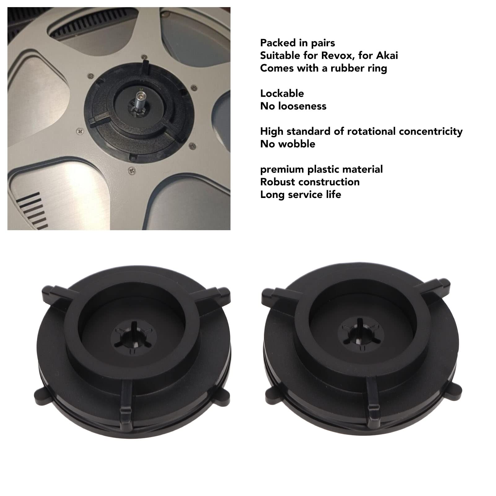 Base Adattatori Nab, Rotazione Standard Elevata Bloccabile, Materiale Plastico Premium, con Anello in Gomma, per, Akai