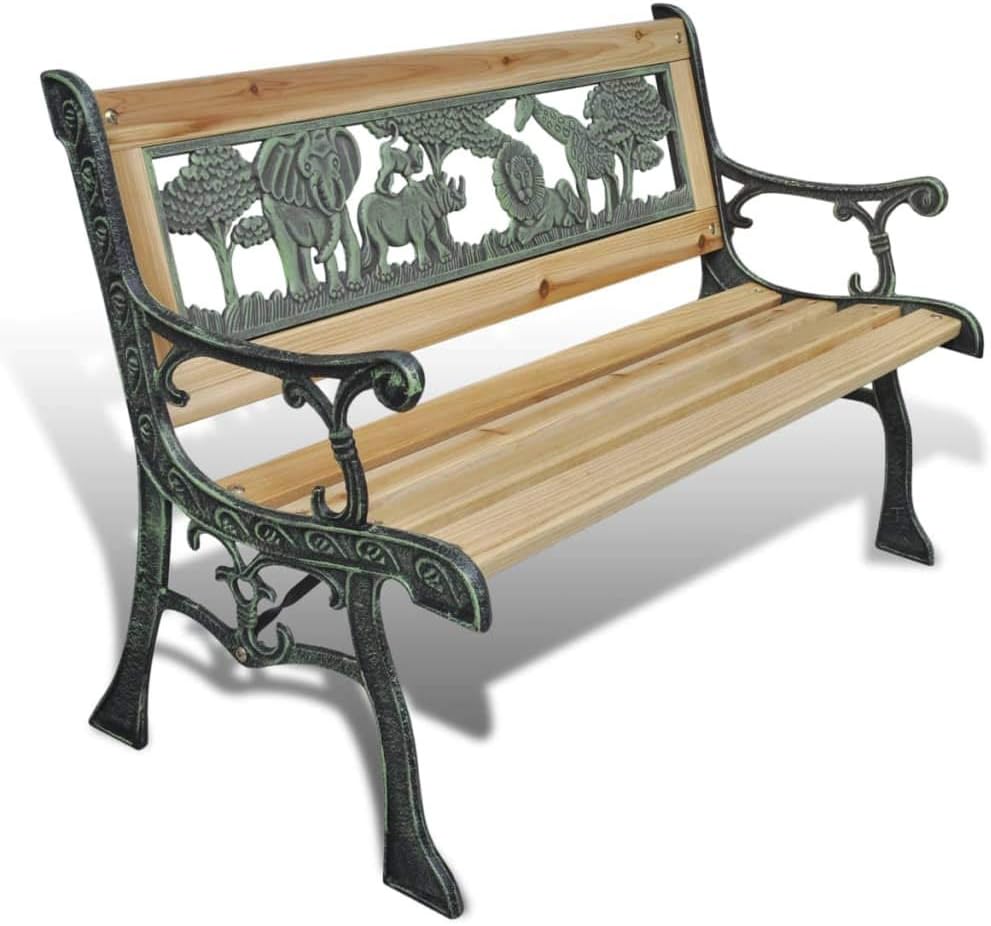 Asientos al aire libre - Muebles de exterior - Banco de jardín infantil 84 cm de madera