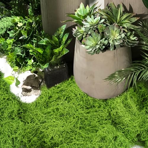 Musgo artificial SHINEOFI de liquen falso suave para proyectos creativos 6