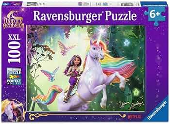 Kinderpuzzle 100 XXL Teile - Unicorn Academy - Sophia und Wildstar