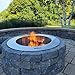 Breeo Zentro Stainless Steel Fire Pit Insert - Smokeless Firepit Ring Insert...