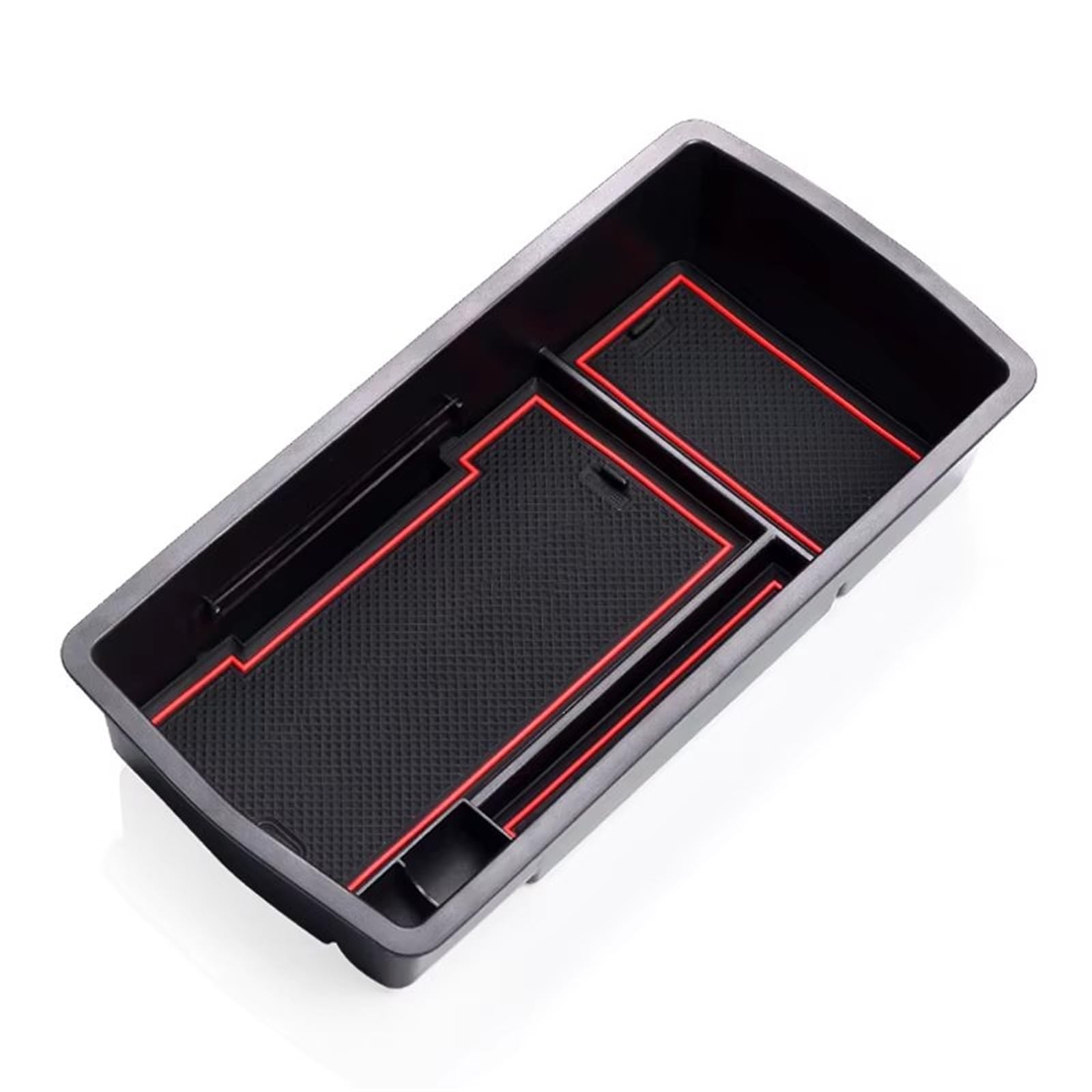 LVDLRAJJ Storage Organizer Compatible With Citroen C5 For Aircross 2017-2023 Central Armrest Box Storage Stowing Tidying Car Organizer Accessories(Red)