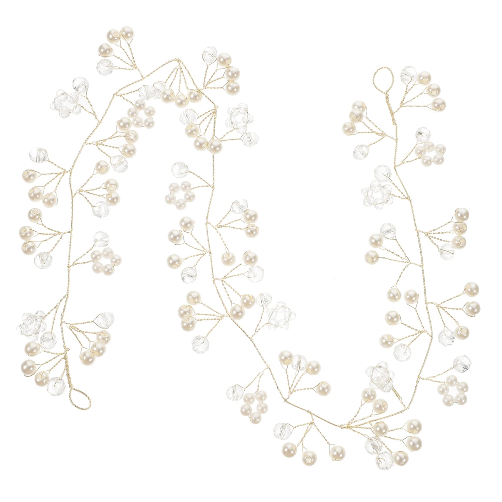 Healeved 4piezas Diadema De Perlas Para Novia Elegante Tocado Para Bodas Diadema Decorativa Cuentas Accesorio De Fiesta Para Niñas y Mujeres