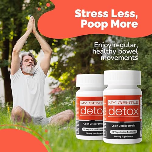 Miniatura 4 de Herbal Nitro My Gentle Detox - Alivio suave del estreñimiento para mujeres y hombres - Tomar por la noche, caca al día siguiente - Suplemento de