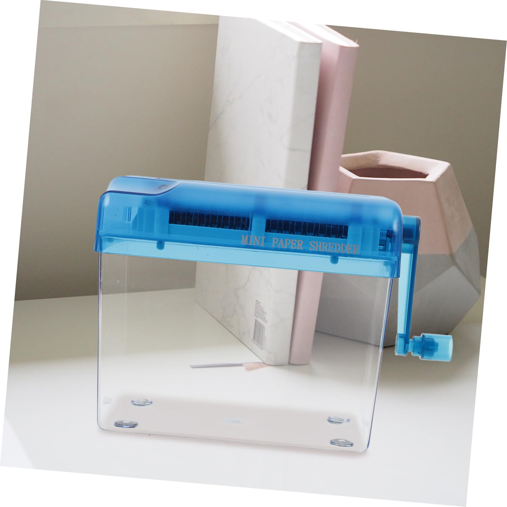 NUOBESTY 1pezzi Distruggidocumenti Manuale Da Tavolo Utensile Per Tagliare La Carta Macchina Per Tagliare La Carta Distruggidocumenti Per Casa Attrezzatura Per Ufficio