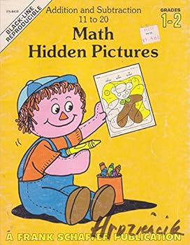 Paperback Math Hidden Pictures-Addition and Subtraction 11 to 20 Grades 1-2 Book