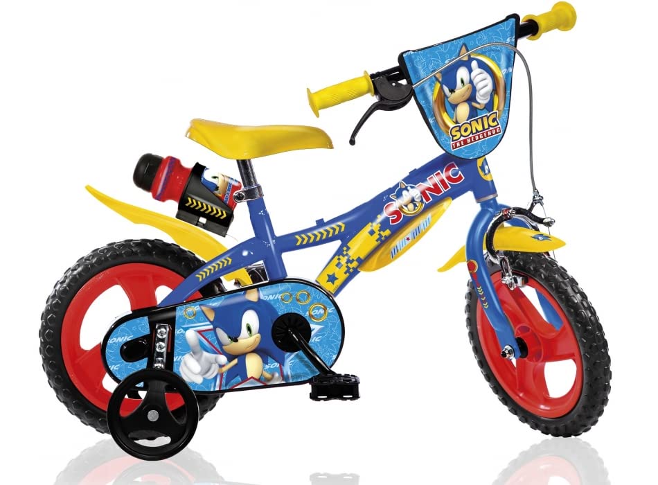 Bici per Bambino Bicicletta Dino Bikes Sonic Taglia 12' - 14' - 16' - 20' (Cerchio 12 Pollici)