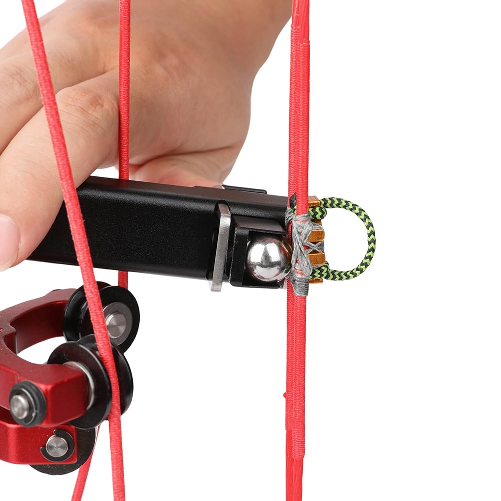 wolfman Lanceur de Billes d'acier pour Arc à poulies à Double Usage, Alimentation Automatique avec 10 Billes d'acier de 12 mm, pour la Chasse et Le tir sur Cible