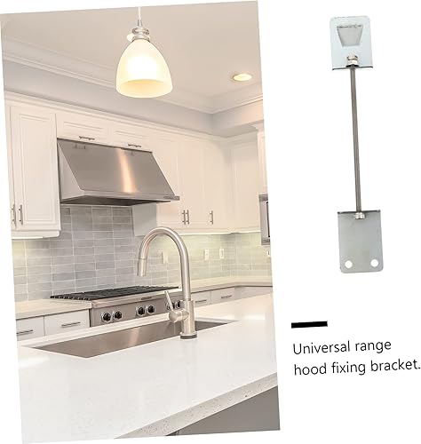 Miniatura 7 de SOLUSTRE Soporte para campana extractora, gancho para colgar campana extractora, herramienta de fijación de cocina, estante para colgar ropa,