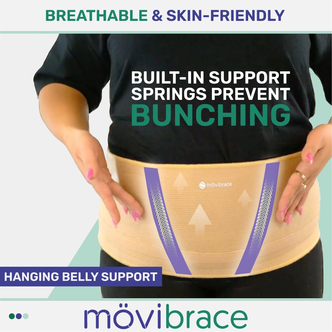 Movibrace Bauchgurt zum Aufhängen von Bauch, schwachen Bauch- und unteren Rückenmuskeln (XX-Large)