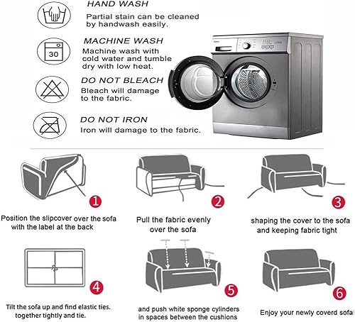 Miniatura 7 de Fundas elásticas para sofá de 1, 2, 3, 4 plazas, funda protectora de sofá individual de terciopelo para perros, mascotas, funda para sofá, funda