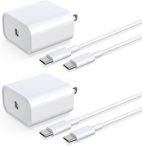 Miniatura 3 de Cargador rápido para iPhone, 20 W USB C PD cargador de pared enchufe con certificado MFi cable tipo C a Lightning de 6 pies y carga rápida 2
