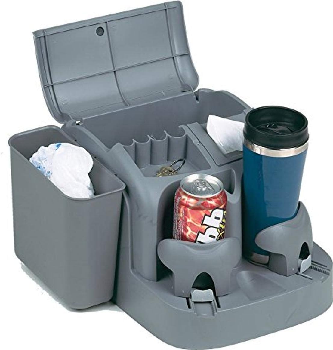 Go Gear SSC-CHA/DLX Bench or Rear Seat Deluxe Console, (Charcoal) : Automotive