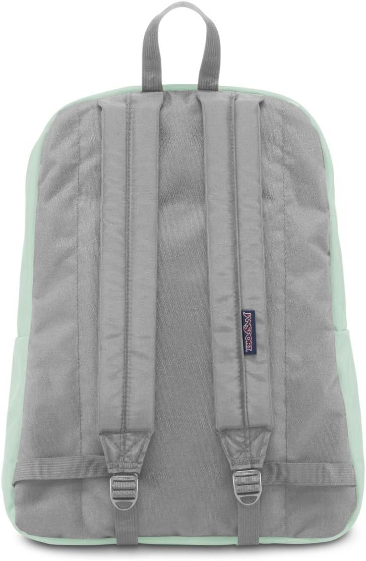 JanSport SuperBreak One Backpacks - Durable, Lightweight Bookbag with 1 Main Compartment, Front Utility Pocket with Built-in Organizer - Premium Backpack, Brook Green