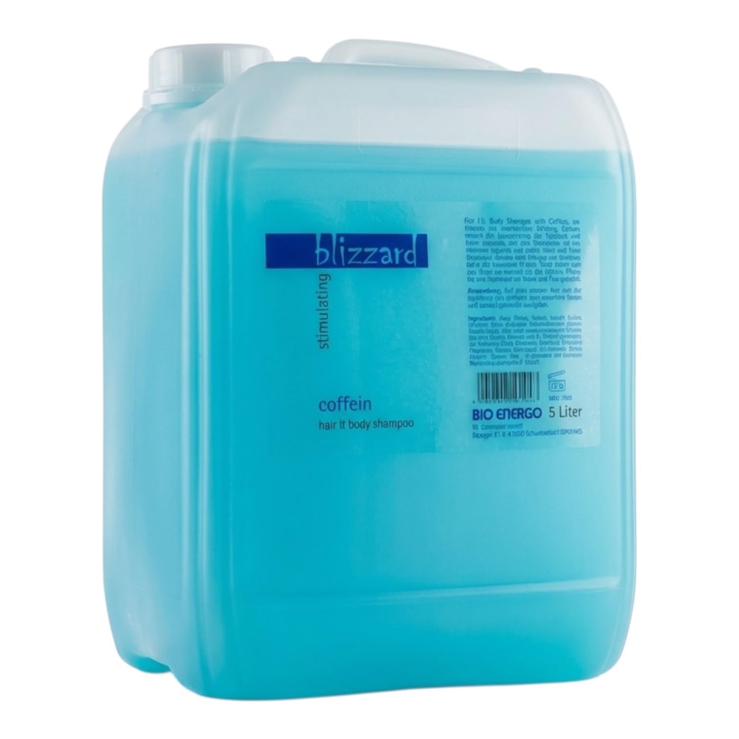 Blizzard Koffein Menthol Shampoo 5L Kanister | Haar Körper Shampoo | Unisex Frische Pflege | Made in Germany