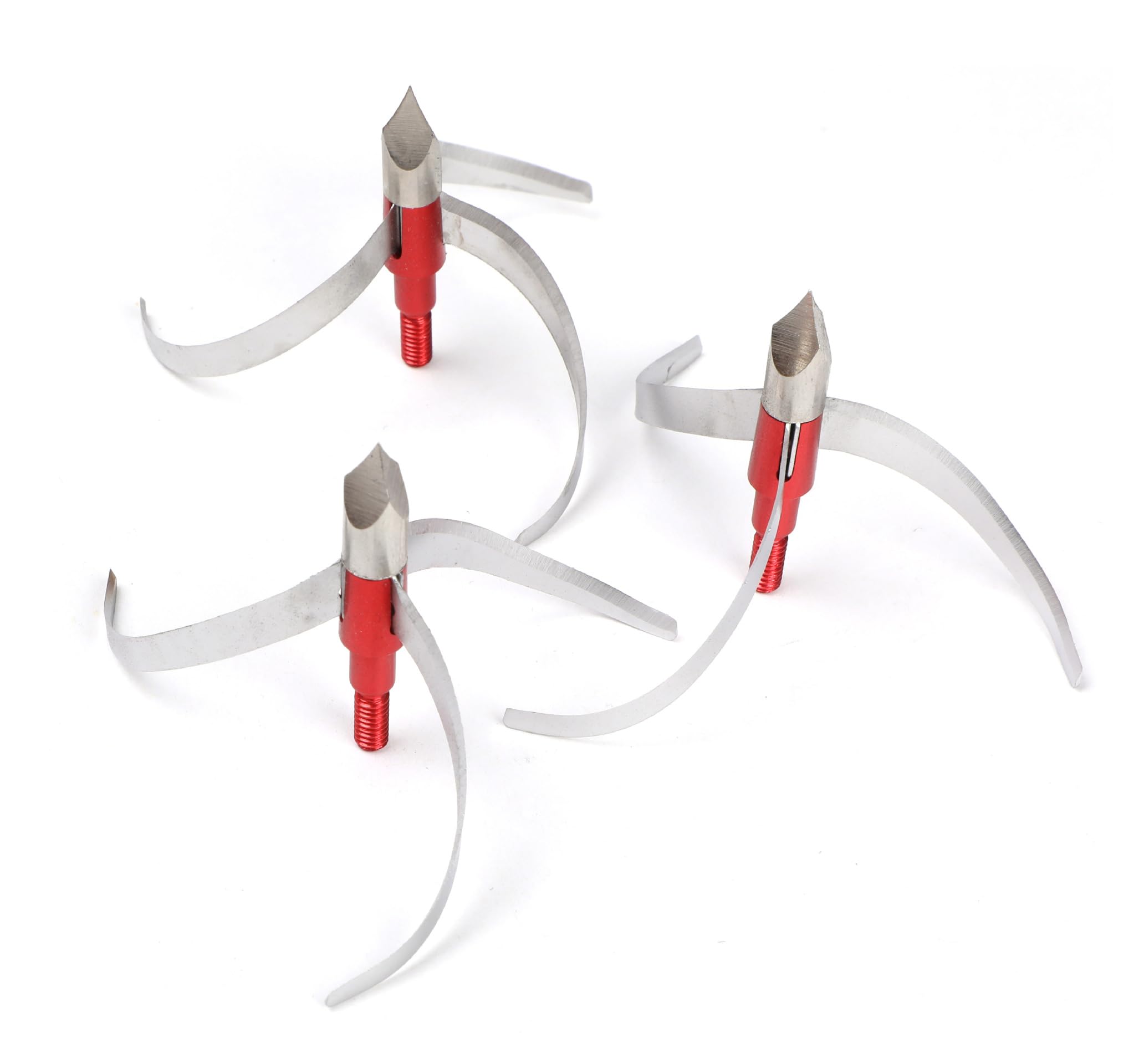 KTGCOZS Pack of 6 Hunting Broadhead 100 Grain Archery Arrow Broadhead Archery Arrow