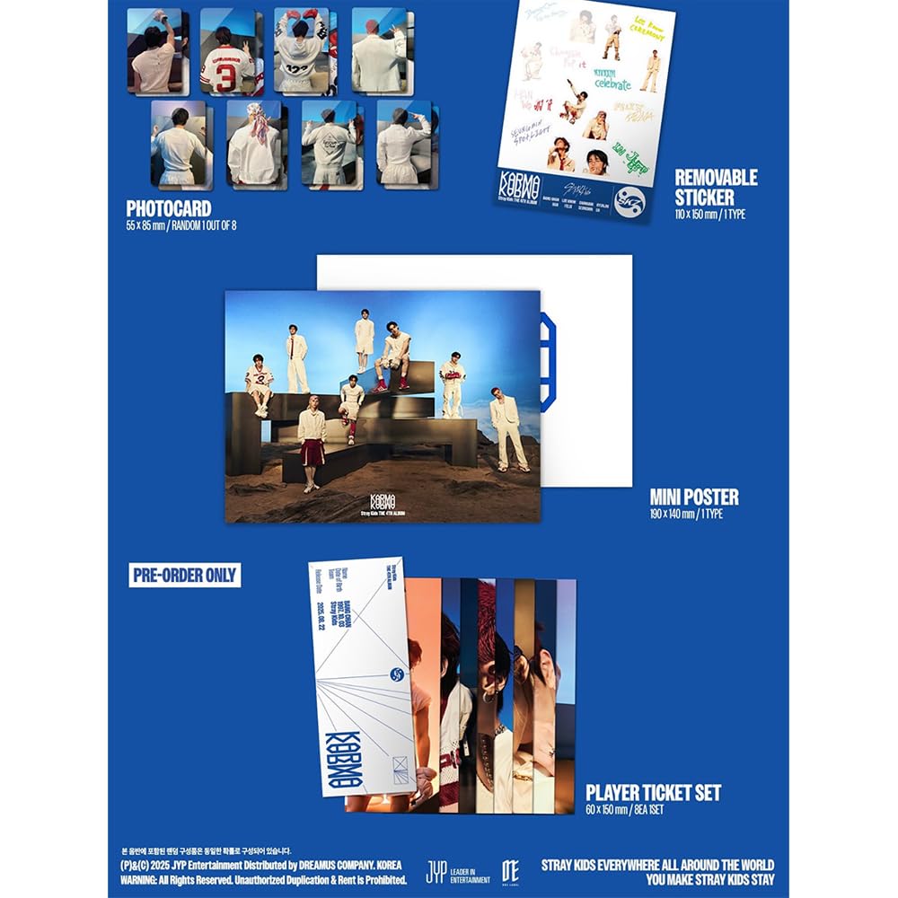 Amazon.com: (STANDARD VER.) STRAY KIDS - [KARMA] 4th Studio album