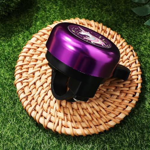 Timbre de bicicleta para niños morado scooter bicicleta montaña 4