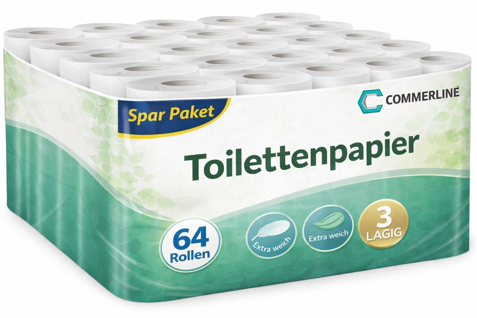 Toilettenpapier 3-lagig, hochweiß, 150 Blatt - 12 x 8 Rollen Toilettenpapier 3-lagig, hochweiß, 150 Blatt - 12 x 8 Rollen
