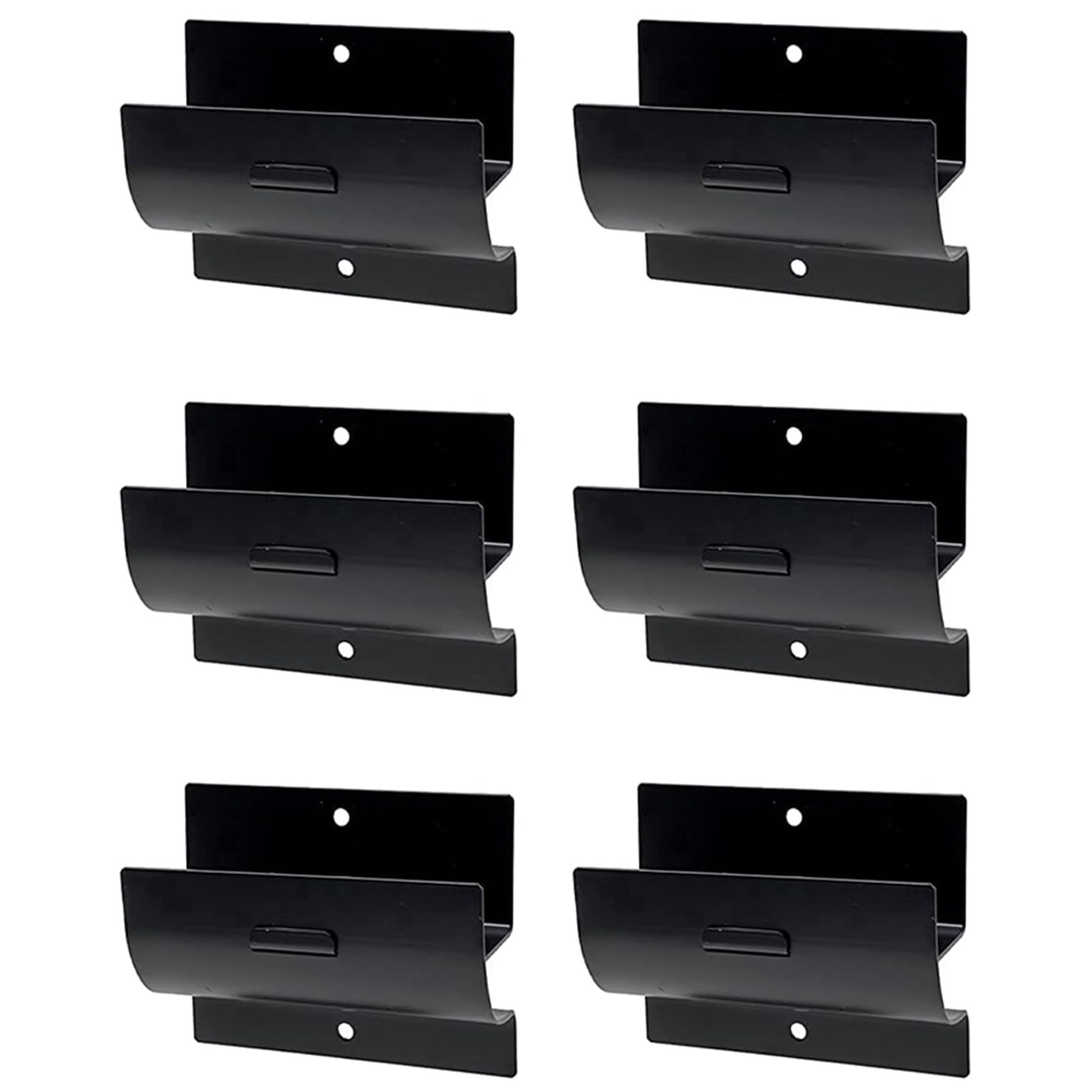 Jnchdghwa Black Heavy-Duty Ladder Hanger-Wall Mount Ladder Hooks For Ladder Storage-Wheelbarrow Hangers For Garage Wall-6 Pack