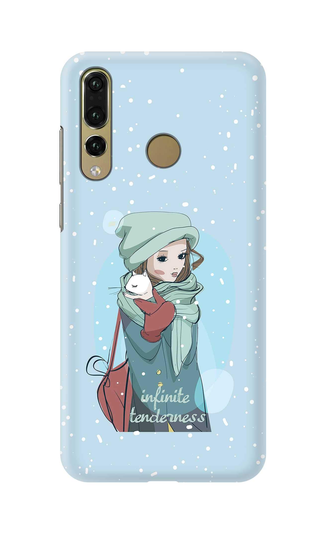 Stylizedd Case Compatible with Huawei Nova 4 Case Slim Snap Basic Series Customized Mobile Cover Hard PC Shield Matte Finish Print [Designed for Huawei Nova 4] - Infinite Tenderness