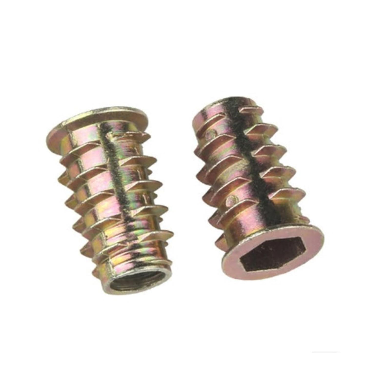 10-50Pcs M4*8 M5*10 M6*8 M8*20 for Insert Nut Flanged Hex Drive Head Furniture Nuts(M 8 x 15 10pcs)