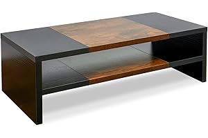 TEAMIX 2 Tiers Shelf for TV Stand