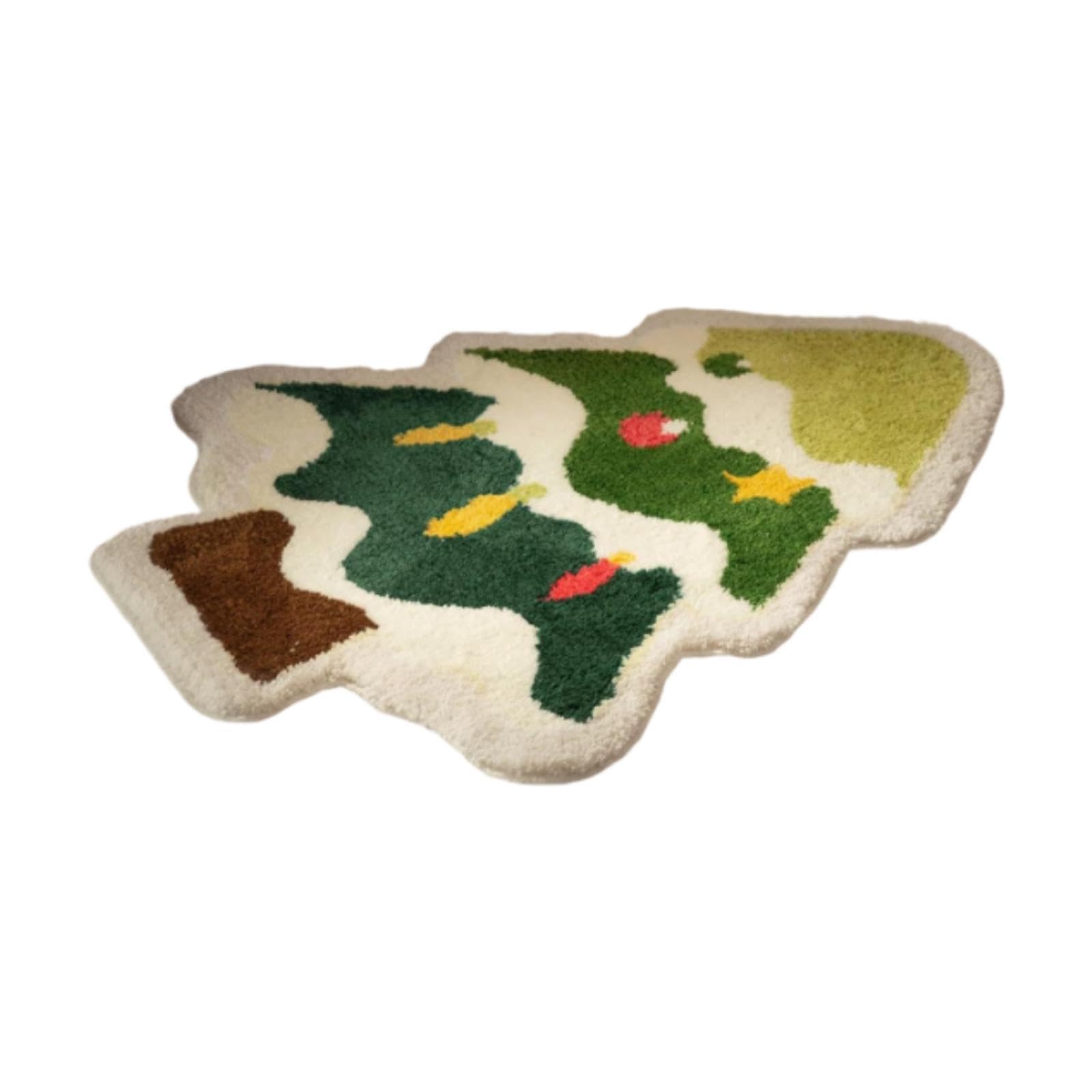 CALANDIS® Christmas Tree Rug Comfortable Washable Sturdy Green Decorative Bathroom Rug Style A | Door Mats & Floor Mats | Rugs & Carpets-image-49