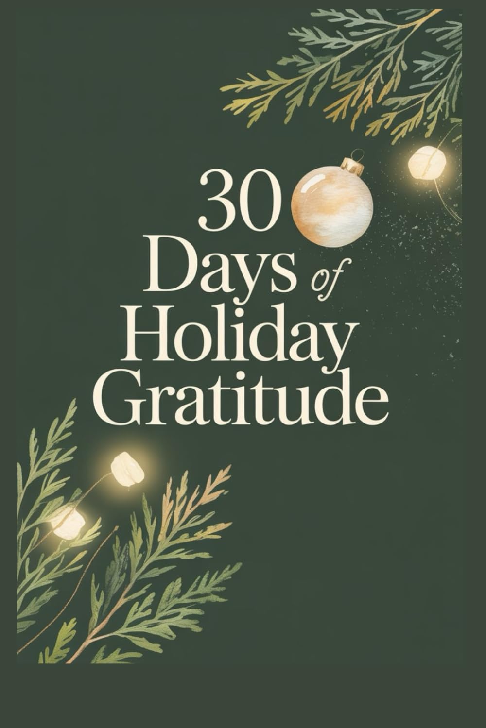 30 Days of Holiday Gratitude: 30 Days to More Peace, Presence, and Joy: A Simple Holiday Journal for Healing Stress, Strengthening Faith, and Finding Meaning This Season
