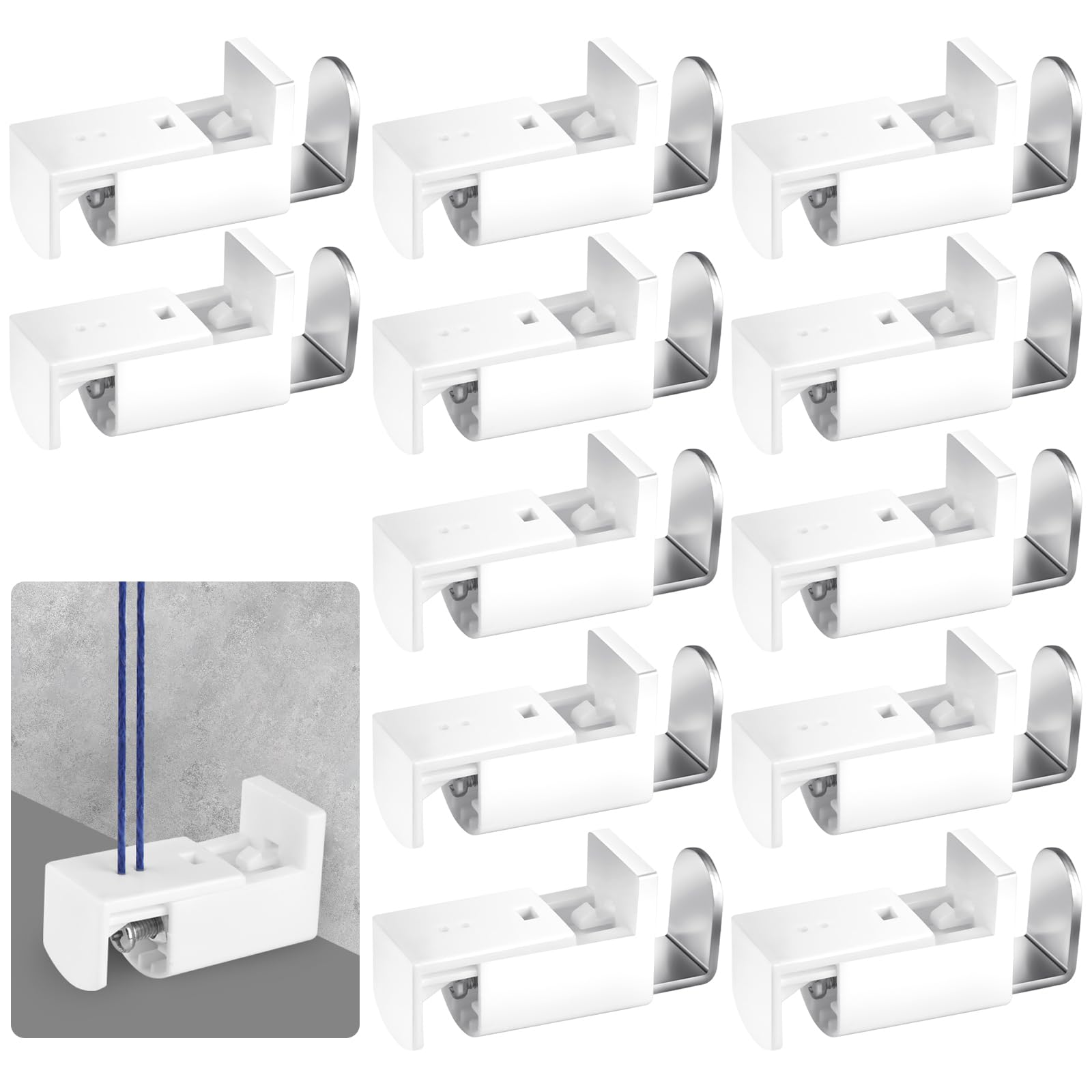Y&Y Plissé reserveonderdelen set - plissé klemdrager Y&Y Plissé reserveonderdelen set - plissé klemdrager