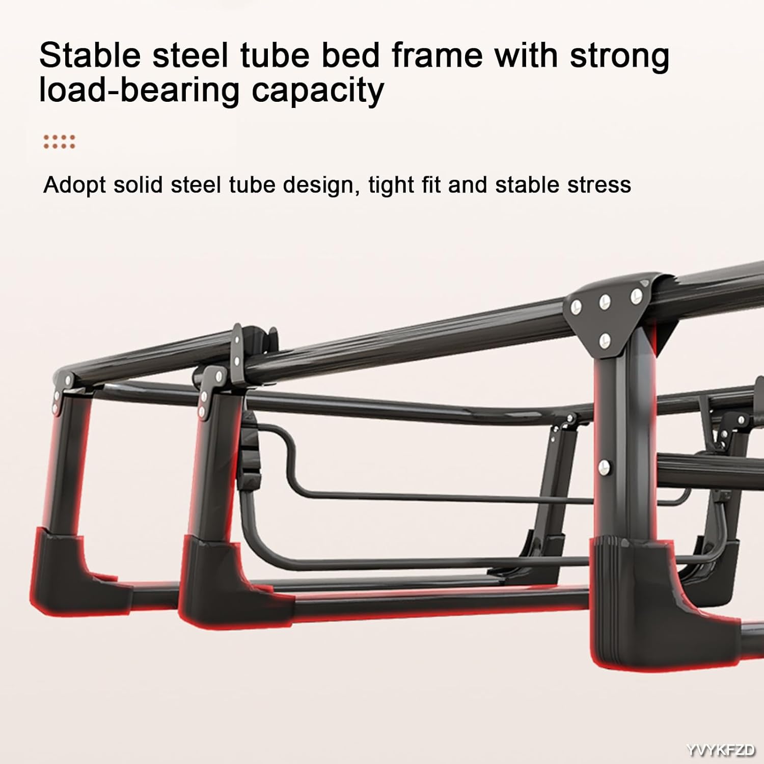 YVYKFZD Portable Camping Cots, 4-Position Camping Bed for Adults, Folding Sleeping Cots with Mattress, for Camping Tent Outdoor Travel, Supports 330 lbs (Size : 180x65x30cm A)