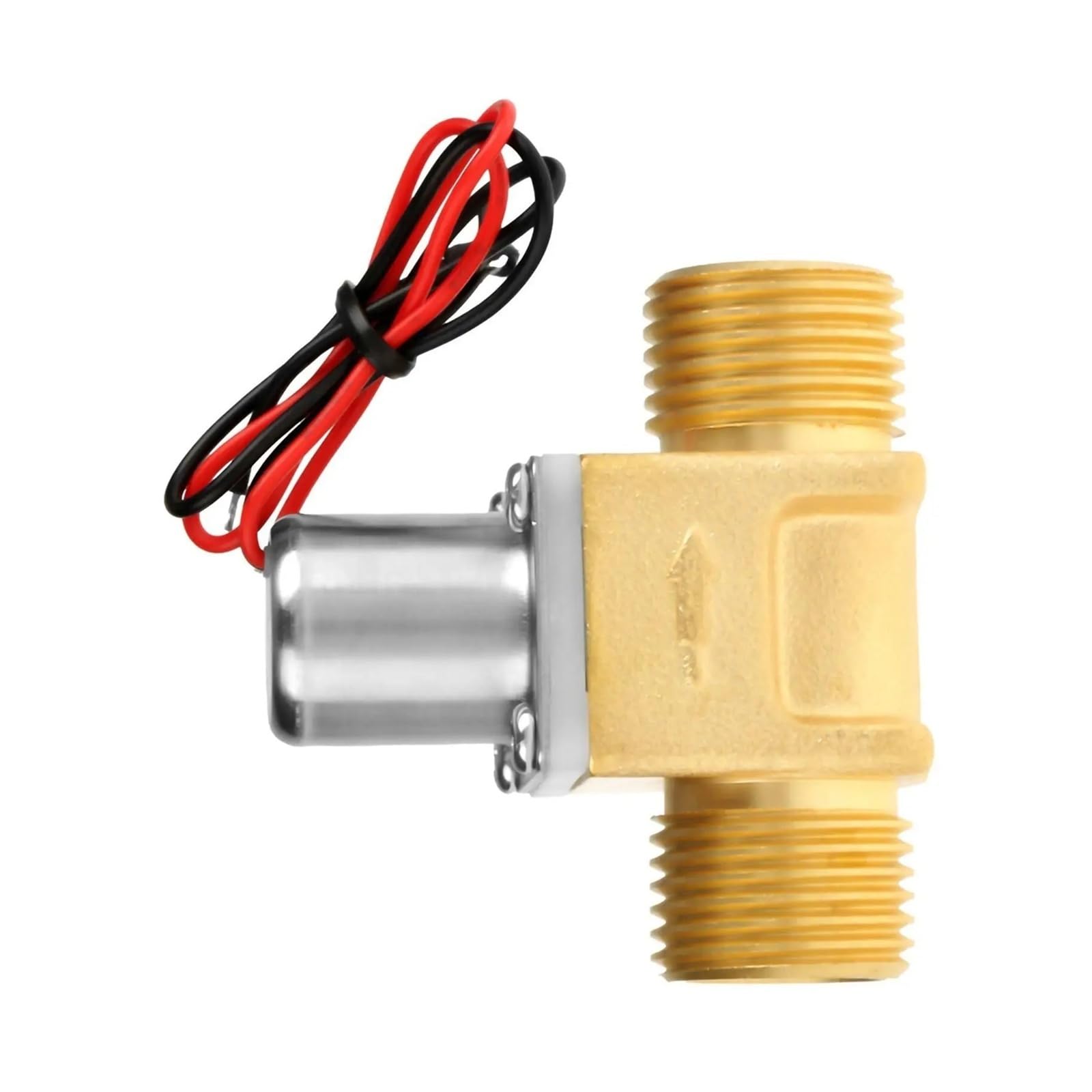 Fluxómetro manual para inodoro Válvula Electromagnética De Impulsos Agua 1/2" Y 4,5 V CC For Descarga Inodoro