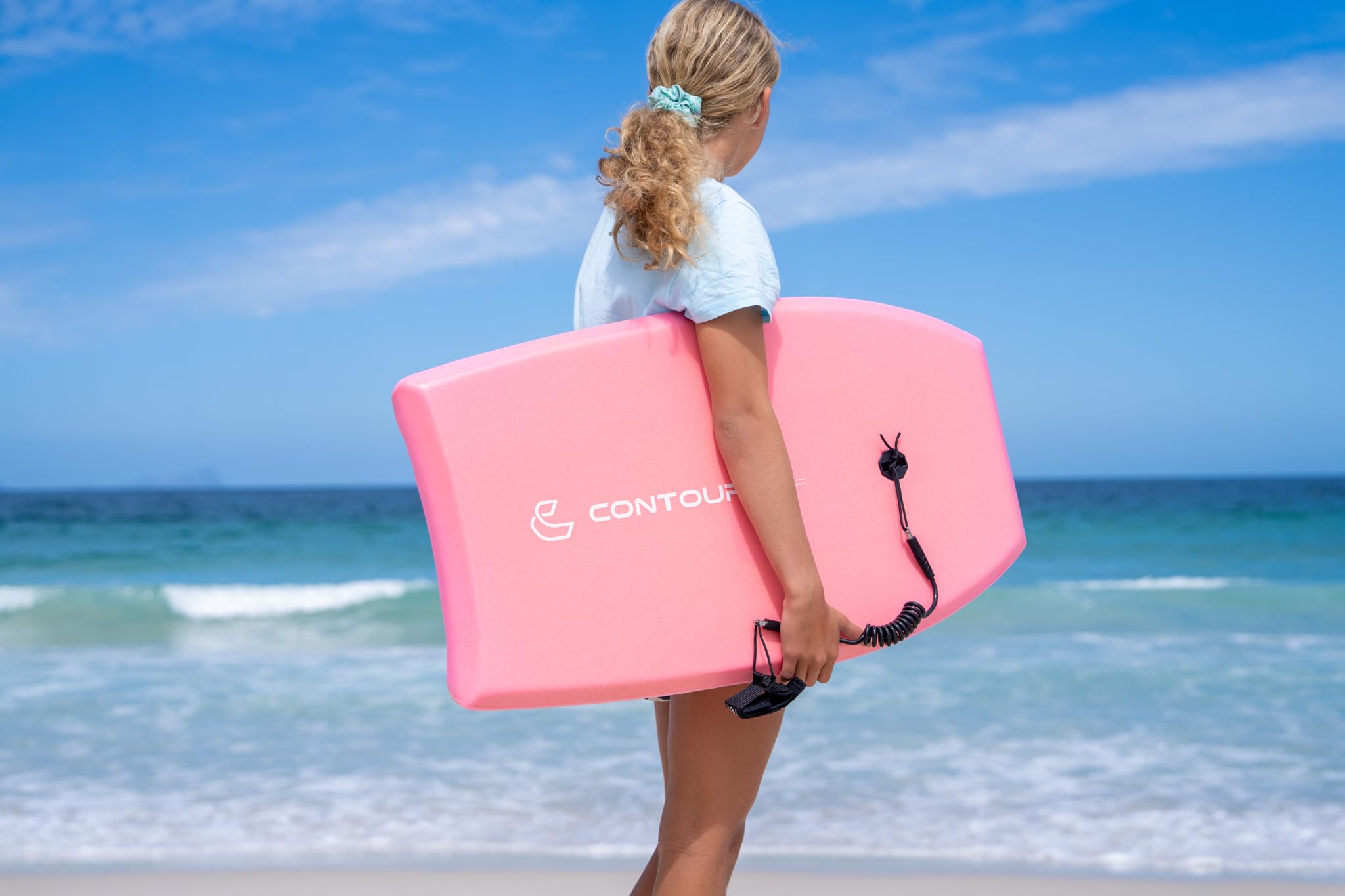 Tabla de Bodyboard de 33 Pulgadas con Núcleo EPS, Doble Canal, Correa de Muñeca para Surf