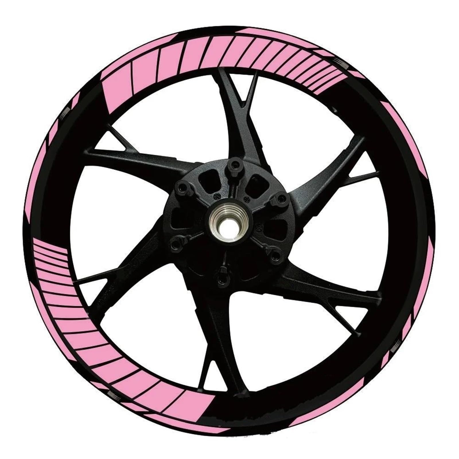 Wheel Stickers Motorcycle Wheel Reflective Decal for for Ninja 650 400 for Versys 17″ Stripe Tape Sticker Rim Stickers Hub Decals Rim Reflective Decal