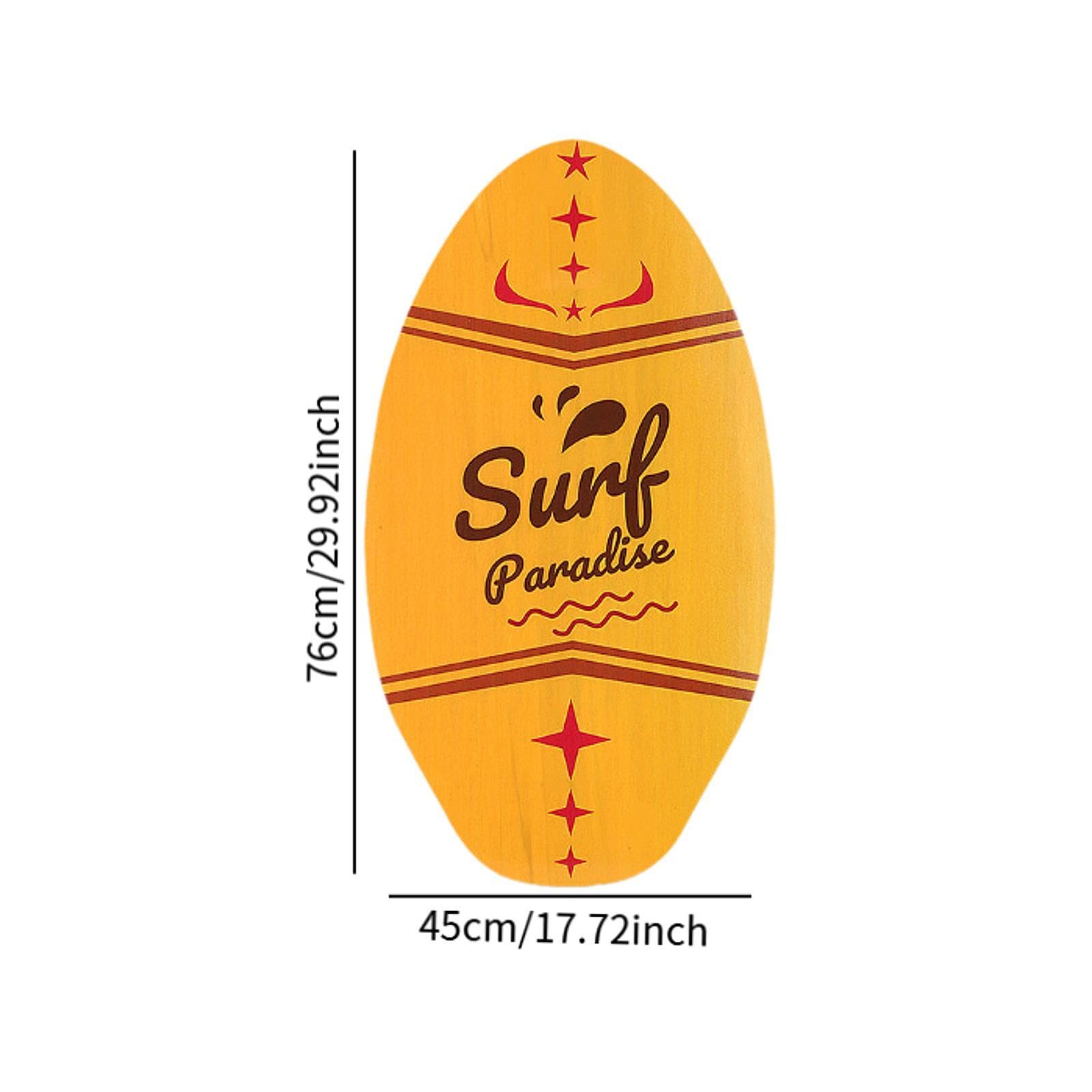 rockible Tragbares Bodyboard zum Strandsurfen, kleines Skimboard geeignet für Jugendliche und Erwachsene