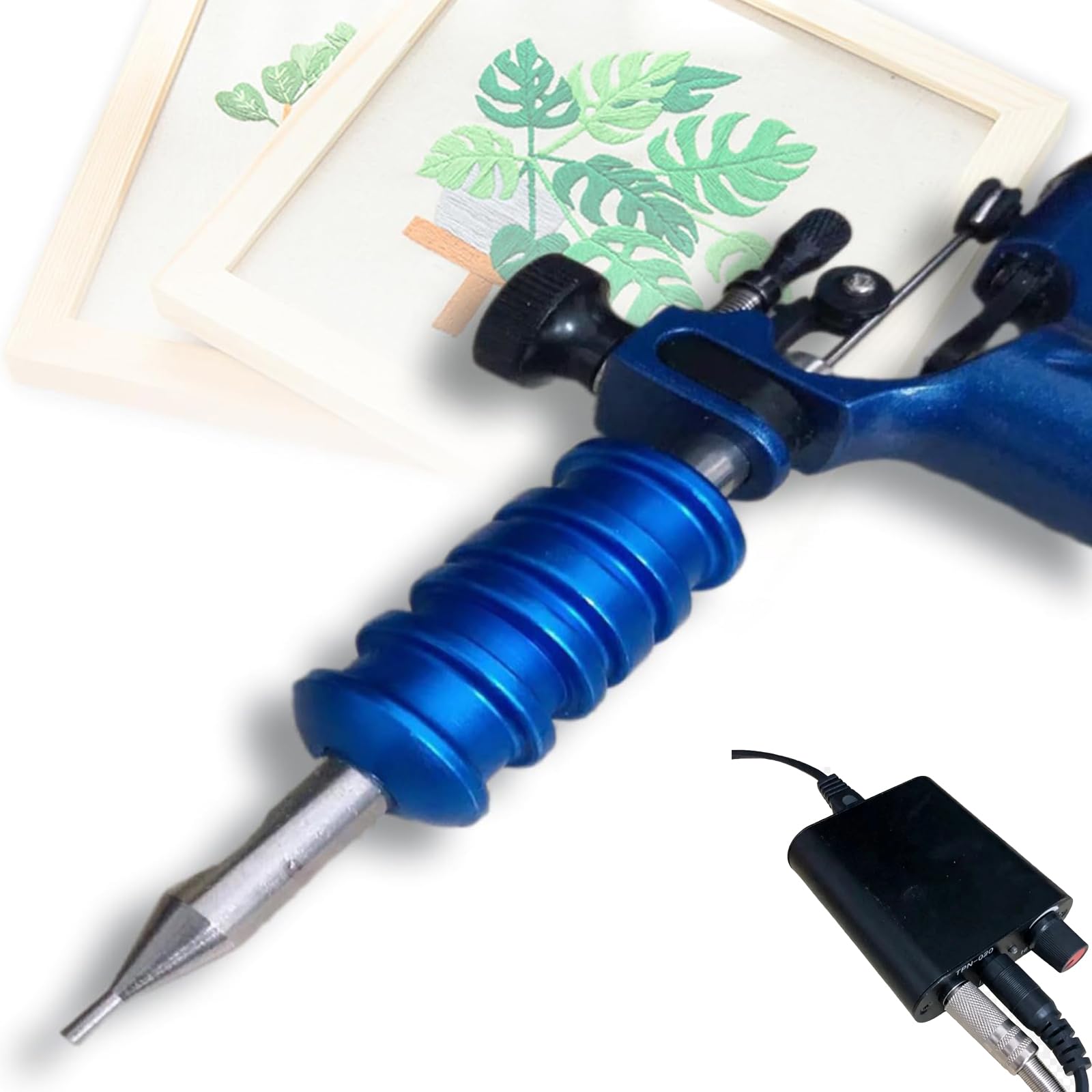 Macchina Elettrica per Ricamo Ad Ago, Strumento per La Realizzazione di Modelli per Abiti da Sposa, Controllo della velocità Tramite Manopola, Posizionamento Preciso, per La Creazione di Modelli