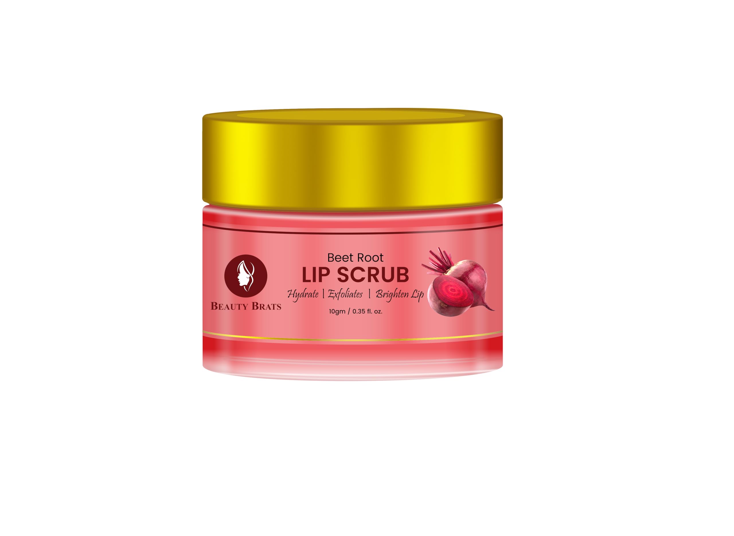 Beauty Brats Lip Scrub Beetroot 0.35 fl/oz