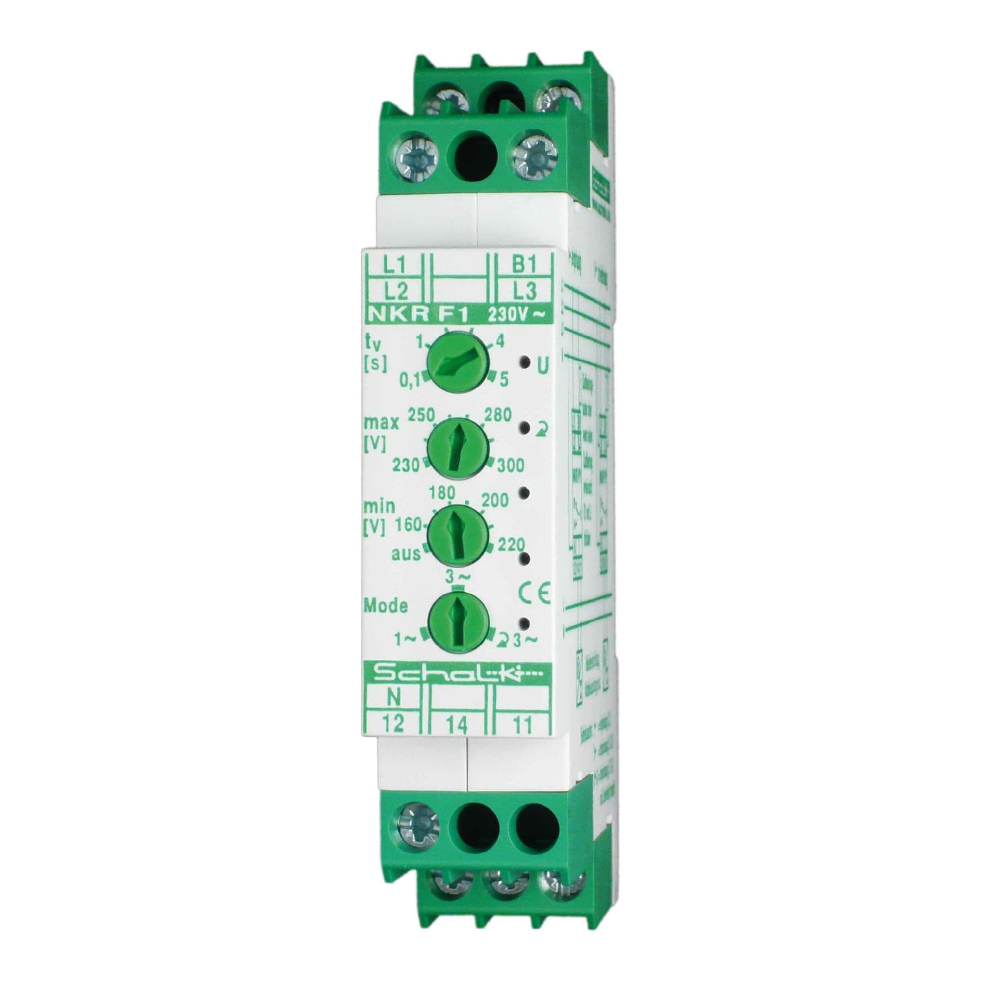 Schalk Netz-Überwachungs-Relais m.Drehf. 3x230/400V NKR F1