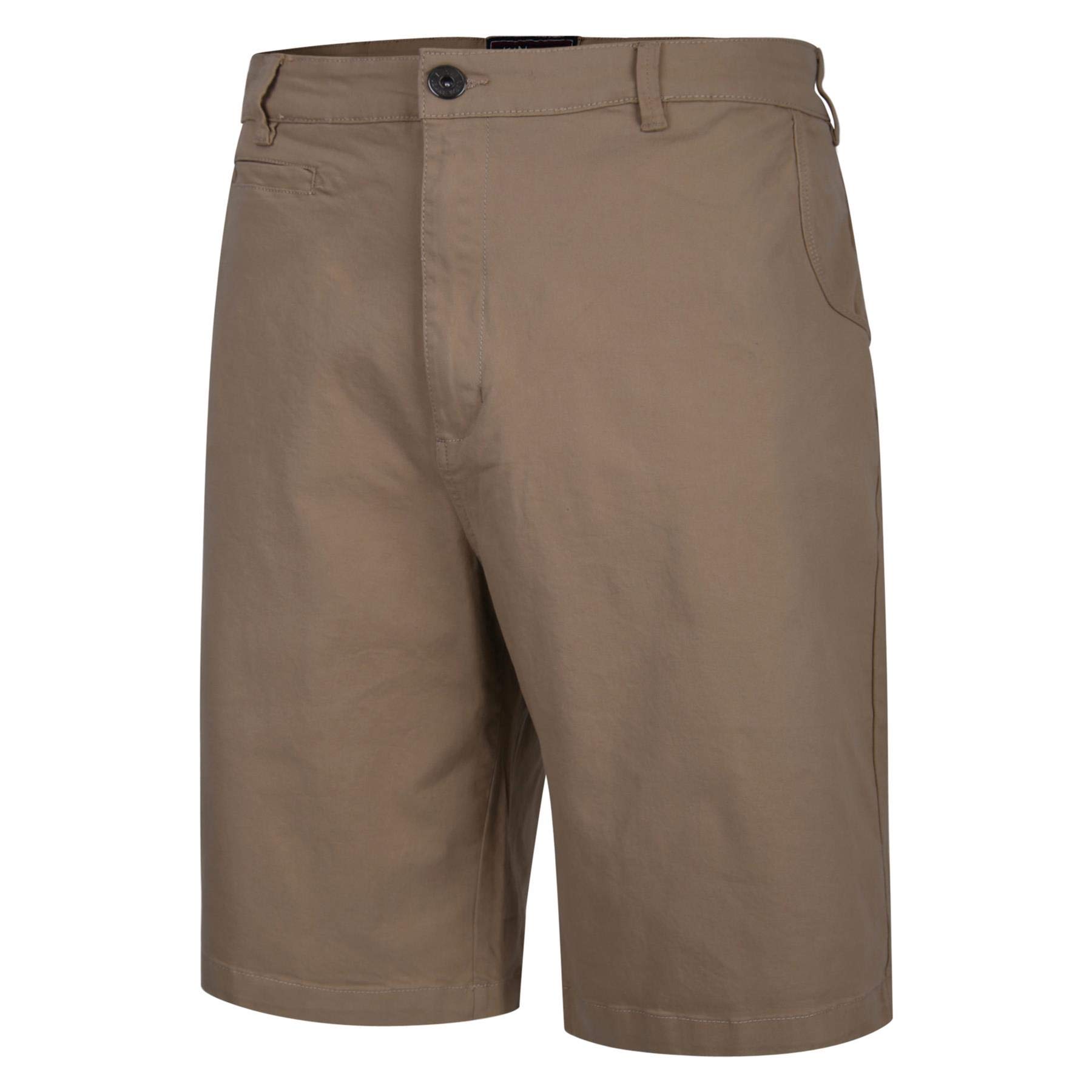 KAM Big & Tall Sand Chino Stretch Short - Men's
