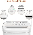 Amazon Basics Crosscut Papier et carte de crédit Shredder pour la sécurité - 8-Sheet, Lourdes, blanches