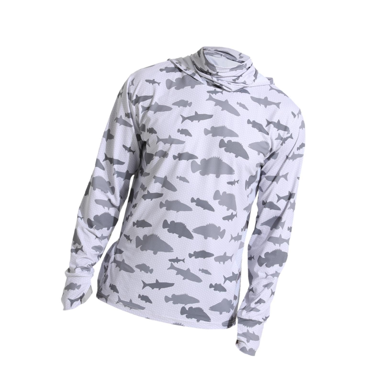 Men's Sun Protection Hoodie Shirt Thin Cooling Shirt for Golf Fishing Riding L-image-32
