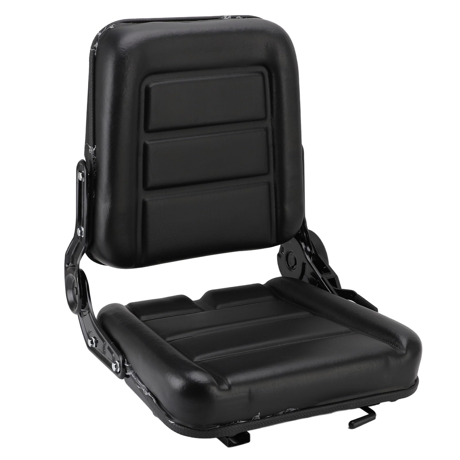 Asiento de Excavadora, Diseño Cómodo y Duradero para Retroexcavadora, Reemplazo de Cuero de PU para Asiento de Carretilla Elevadora, Adecuado para Largas Horas de Trabajo