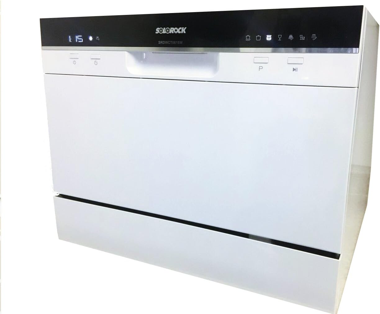 6 Settings Countertop Dishwasher - White