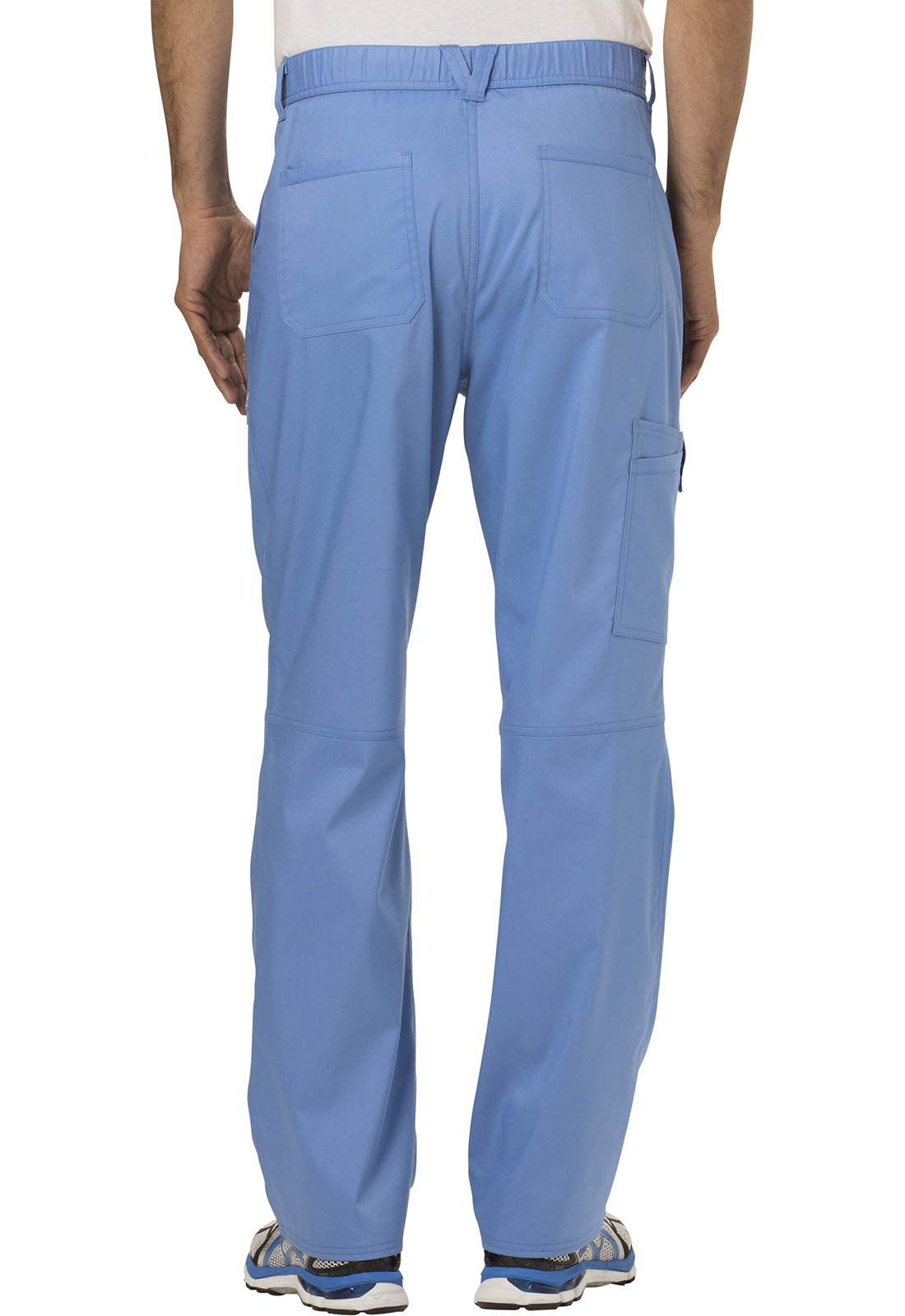 Damen-Schlupfkasack, Workwear Revolution WW670, V-Ausschnitt, Oberteil mit Hosenschlitz WW140, Ciel- M-Oberteil/S-Hose