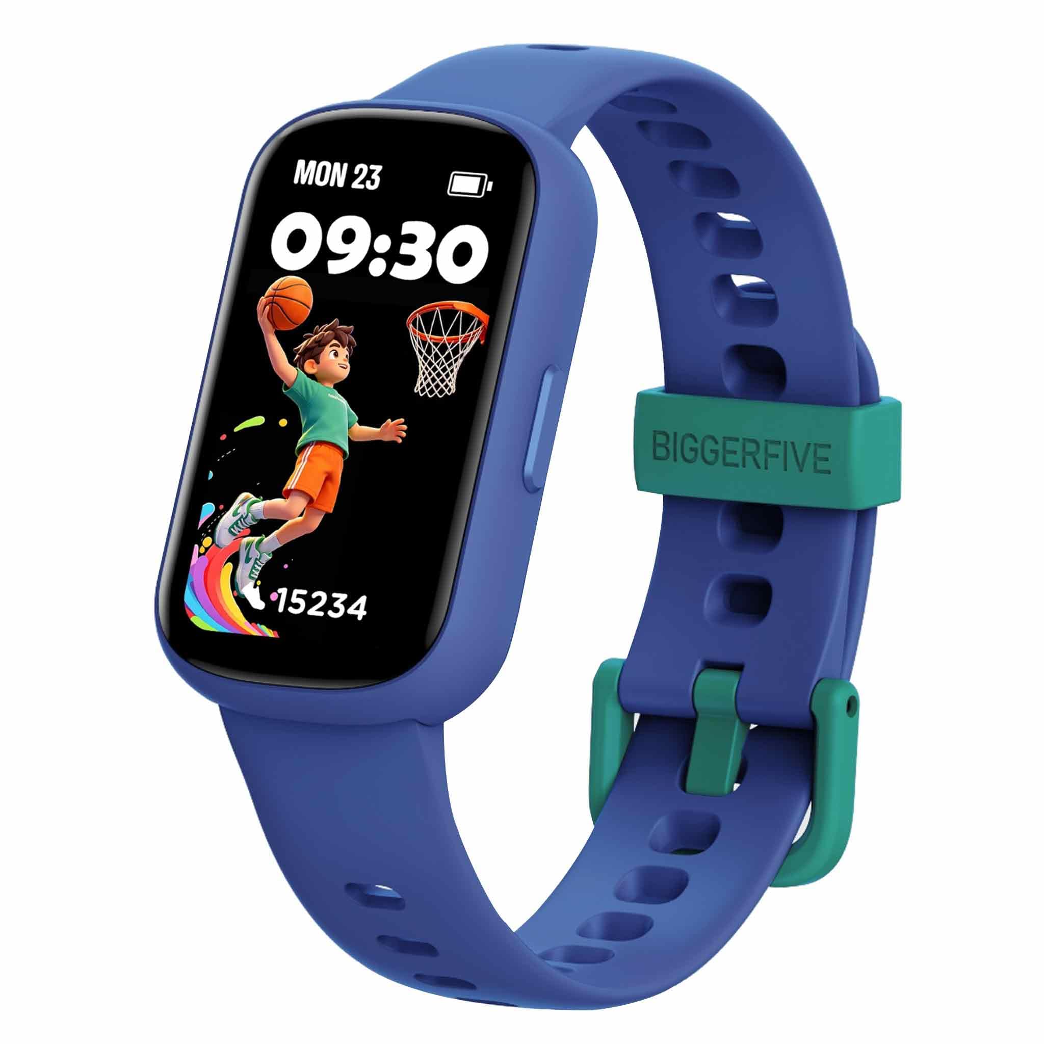BIGGERFIVE Vigor Plus Montre Connectée Enfant Tracker d'Activité 5-15 Ans