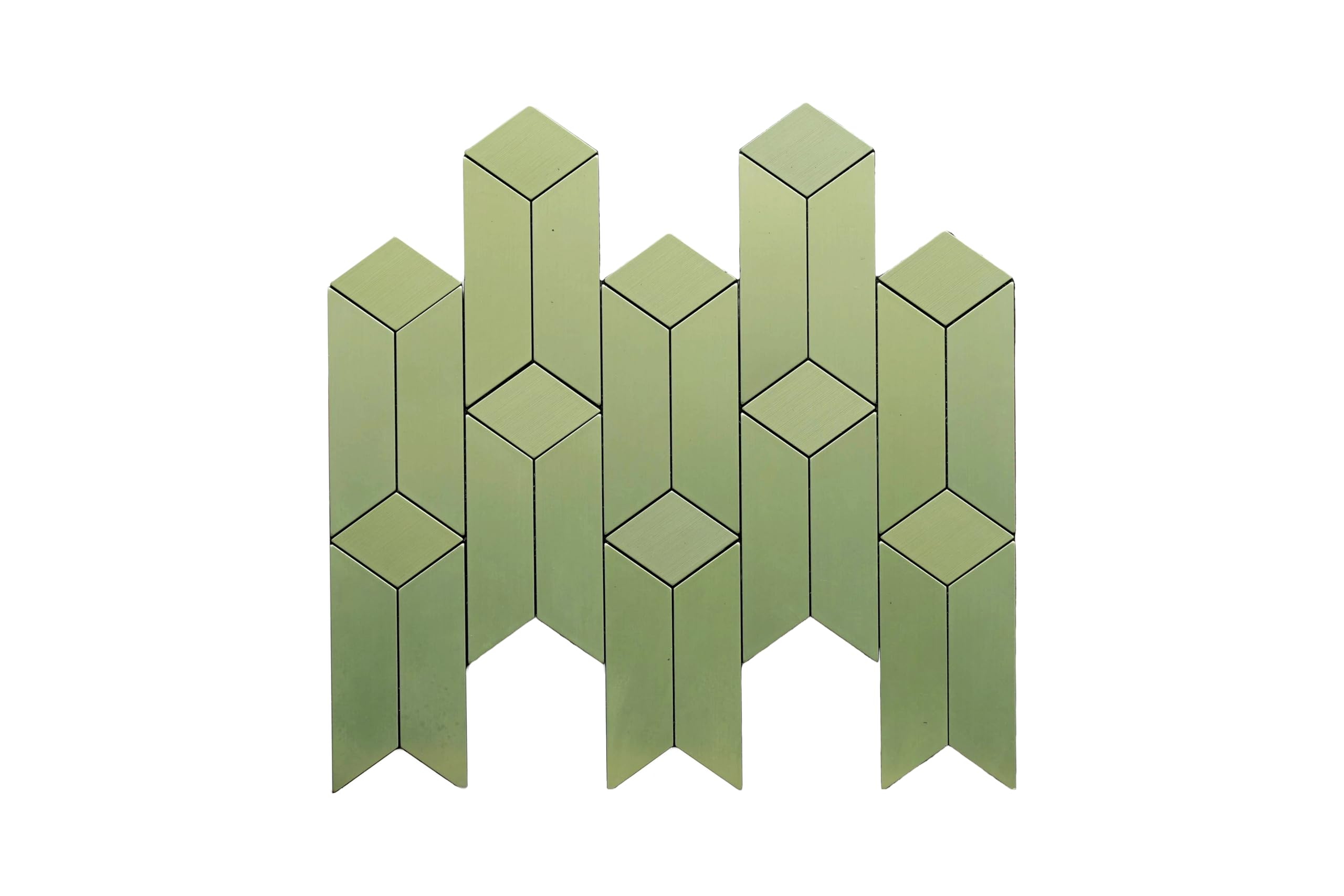 SPARKED 3D Mosaic Tile Stickers Wall Sticker Home Decor For Kitchen Bathroom | Kitchen Backsplash Tile | Peel And Stick Tile Metal Backsplash | Wall Decor Mosaics Tiles (Multicolor) | (Ws22 Pack Of 2)