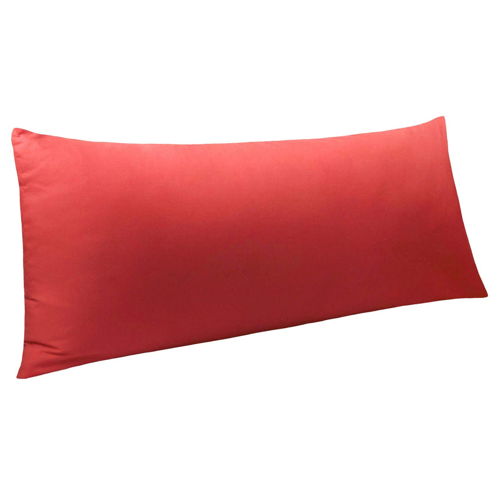 NTBAY Body Microfiber Pillowcase, 1 Pack, 20 x 54, Wine Red | Soft Brushed Microfiber with Envelope Closure, Set of 1 Body 20 x 54 Inch Pillowcase, Pillow Inserts Not Included